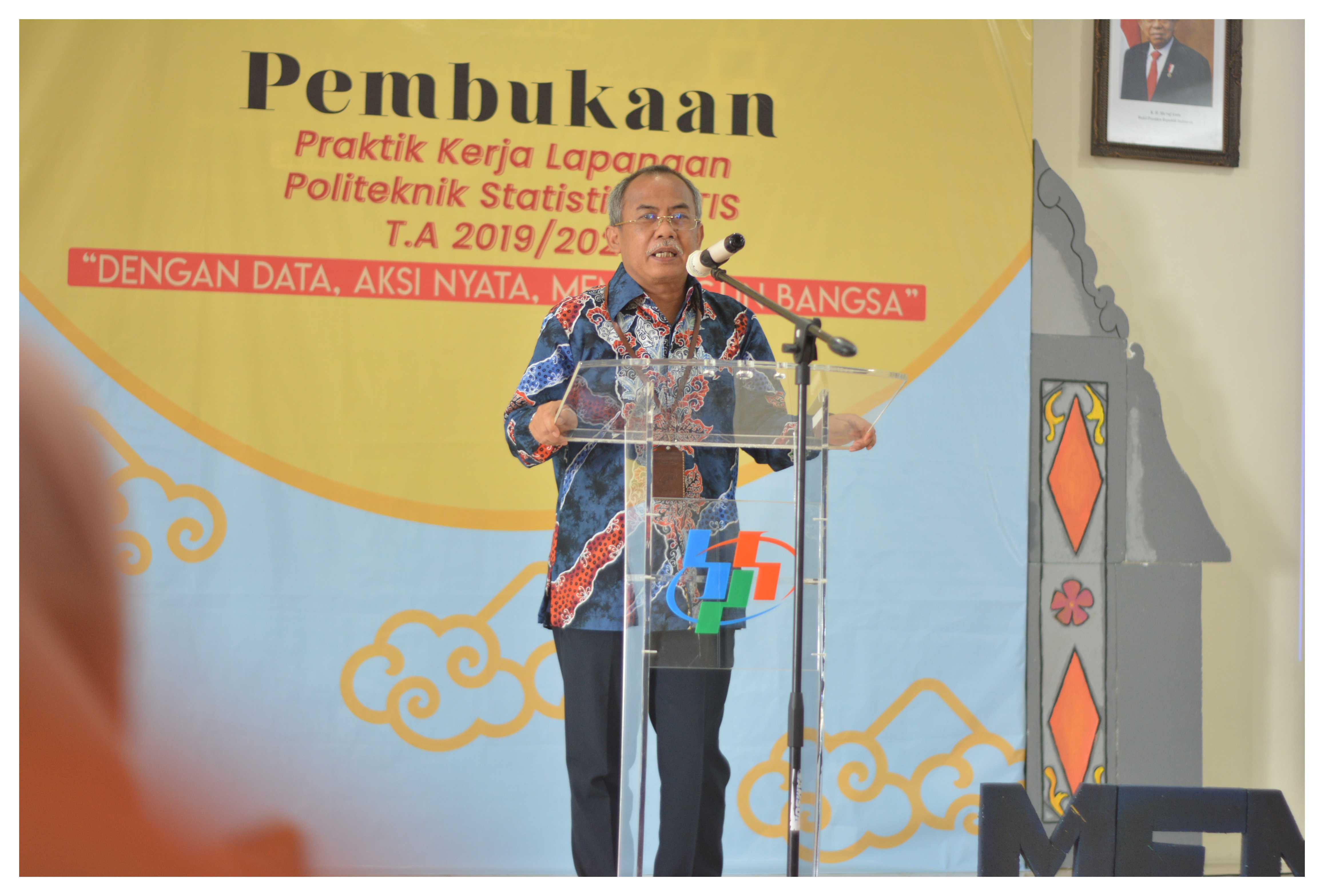 Sambutan dari Bapak Heru Margono selaku kepala BPS Provinsi D.I.Y